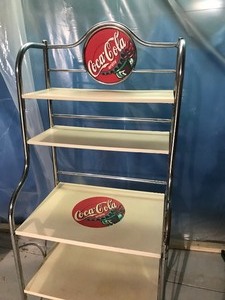lot 2 image: Coca-cola kitchen shelf rack