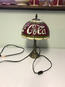 lot 55 image: Coca Cola lamp