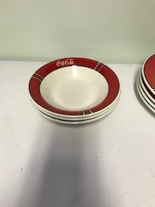 lot 58 image: Coca Cola dish ware made by Gibson