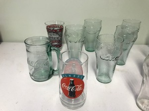 lot 62 image: 13 - Coca Cola glasses