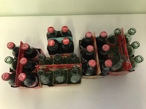 lot 66 image: 5 - packs of coke bottles