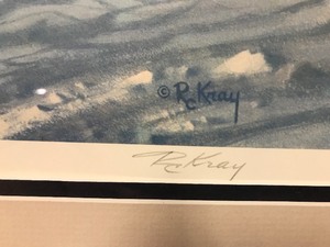 lot 177 image: RC Kray framed signed print