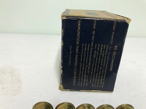 lot 181 image: Vintage Full box of Peters 20 gauge 6 CH 2 34 shotgun shells