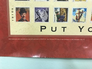 lot 317 image: 1997 United States Post Office advertisement poster