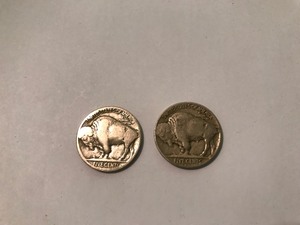 lot 342 image: 2 - Buffalo Head Indian Nckels