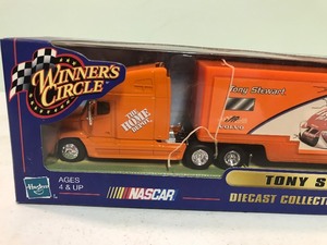 lot 359 image: 2000 Winners Circle #20 Tony Stewart 164th  Diecast Collector Trailer Rig  Unopened