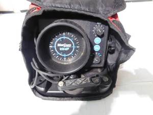 lot 404 image: 96 marcum VX-1P fish finder w case & charger