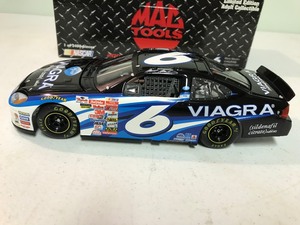 lot 383 image: NASCAR 2002 Team Caliber Mac Tools Mark Martin #6 Viagra Ford Taurus scale 124
