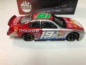 lot 388 image: 2002 NASCAR Action Performance MAC Tools 124 scale Jeremy Mayfield #19 Dodge Intrepid Muppets 25th Anniversary die cast stock car
