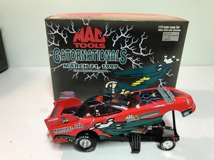 lot 400 image: 1999 NHRA Mac Tools  Gatornationals 124 scale Camaro die cast funny car