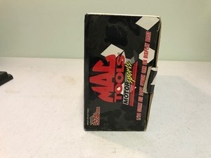 lot 410 image: 1997 limited edition  Mac Tools Ernie Irvan #28 - 124 scale die cast stock car on display case