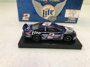 lot 416 image: NASCAR 1999 Rusty Wallace #2 Miller Lite  Harley Davidson die cast car 164 scale limited edition