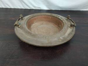 lot 50 image: Antique Copper And Brass Brazier