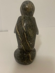 lot 22 image: Stone Mother And Child Figurine