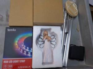 lot 102 image: LED Light Strip, Angel Wood Dcor ...