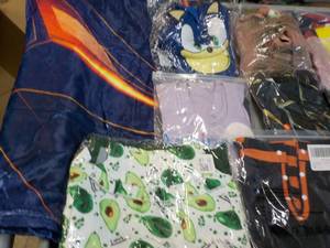 lot 104 image: Blanket and New Toddler Clothing...