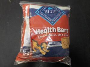 lot 112 image: 2 blue Health Bars for Dogs...