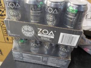 lot 15 image: 2 - 12 packs ZOA Energy Drinks...