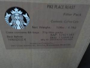 lot 39 image: Case of Starbucks Pike Place Roast ...