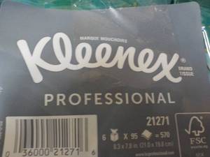 lot 50 image: 12 boxes Kleenex...