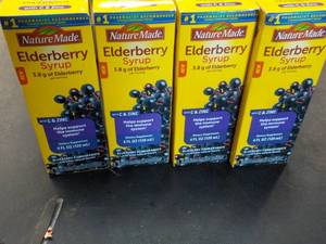 lot 255 image: 4 - 4 oz Nature Made Elderberry Syr...
