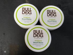 lot 285 image: 3 Bull Dog Beard Balm...