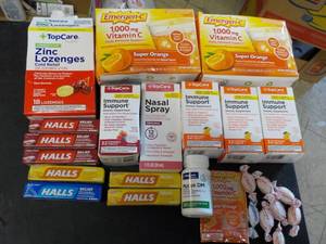lot 292 image: Emergen C, Immune Support and Halls...