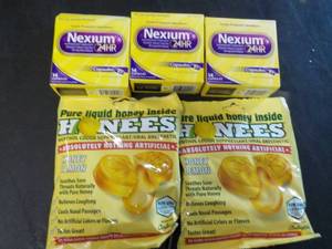 lot 297 image: Nexium and Cough Drops...
