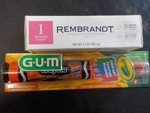 lot 299 image: GUM Power Toothbrush and Toothpaste...