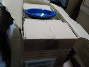 lot 313 image: Case of 36 Cobalt Blue 8 oz Cassero...