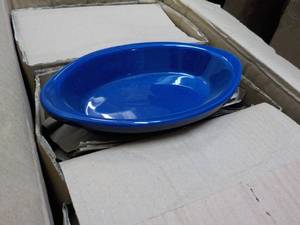 lot 315 image: Case of 36 Cobalt Blue 8 oz Cassero...
