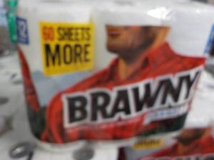 lot 329 image: 6 Pack Brawny Paper Towels...