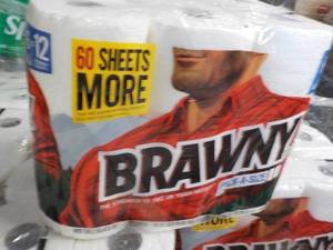lot 330 image: 6 Pack Brawny Paper Towels...