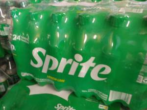 lot 348 image: 24 Pack Sprite Lemon Lime...