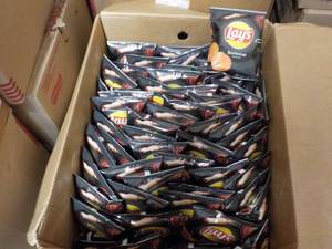 lot 376 image: Case of Lays Barbecue Chips...