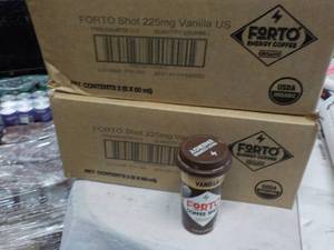 lot 377 image: 2 - 12 Packs Forto Vanilla Latte Co...