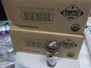 lot 378 image: 2 - 12 Packs Forto Vanilla Latte Co...