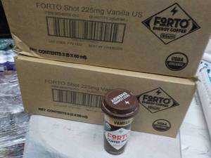 lot 379 image: 2 - 12 Packs Forto Vanilla Latte Co...
