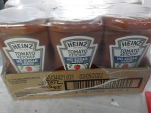 lot 418 image: 6 - 13 oz Heinz Tomato Ketchup No S...