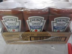 lot 419 image: 6 - 13 oz Heinz Tomato Ketchup No S...