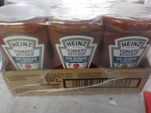 lot 420 image: 6 - 13 oz Heinz Tomato Ketchup No S...