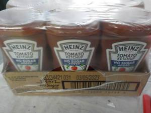 lot 421 image: 6 - 13 oz Heinz Tomato Ketchup No S...