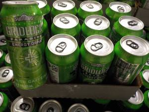 lot 450 image: 12 pack Gridlock 16 oz Cans Paradis...