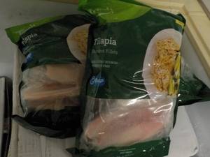 lot 481 image: 3 - 32 oz Frozen Bags Tilapia Skinl...
