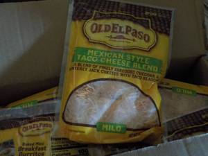 lot 498 image: 12 - 7 oz Frozen pkgs Old El Paso M...