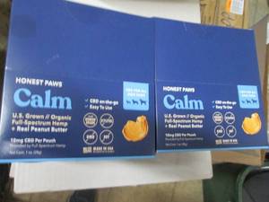 lot 183 image: 2 Boxes Honest Paws Calm - CBD for ...