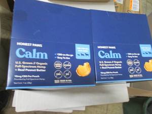 lot 184 image: 2 Boxes Honest Paws Calm - CBD for ...