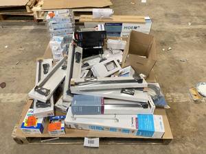 HUGE LOT of Plumbing Supplies, Towel Bars, Toilet Paper Holders, MOEN, DELTA and more..