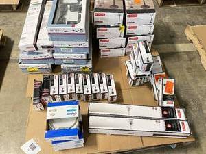 HUGE LOT of Plumbing Supplies, Towel Bars, Toilet Paper Holders, MOEN, DELTA and more..
