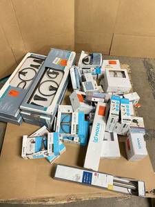 HUGE LOT of Plumbing Supplies, Towel Bars, Toilet Paper Holders, MOEN, DELTA and more..